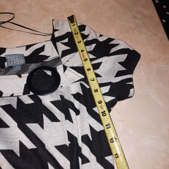 Rabbit Rabbit Rabbit Monochrome Zigzag Dress - Picture 9 of 12